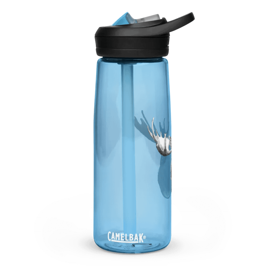 Moose Drawing Water Bottle Straw product image (4)