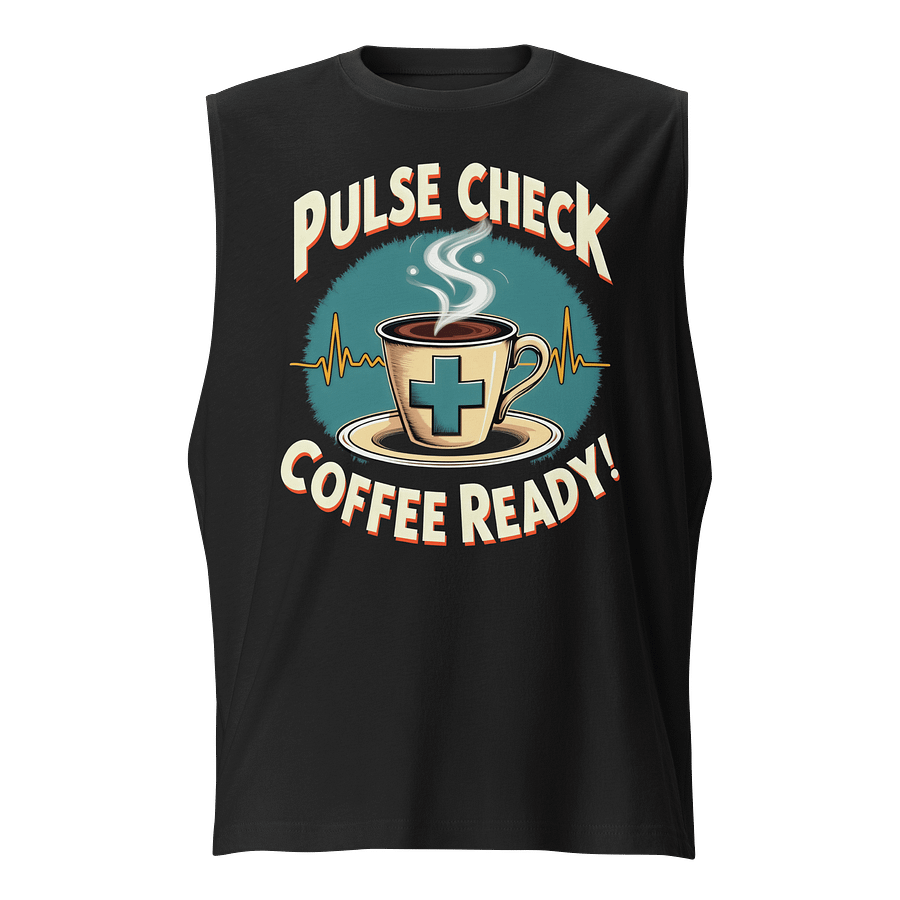 Pulse Check Coffee Muscle Tank product image (1)