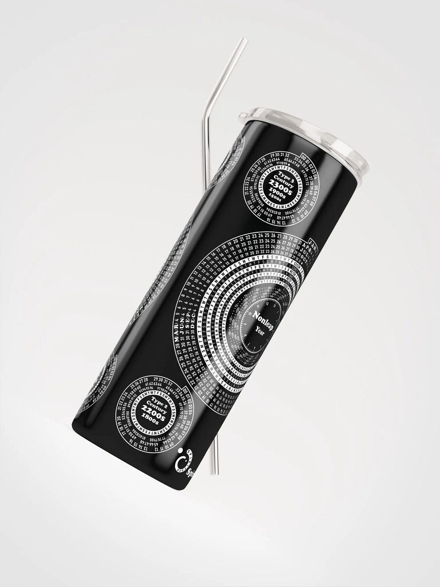 Spiriform Perpetual Calendar Stainless Steel Tumbler product image (4)