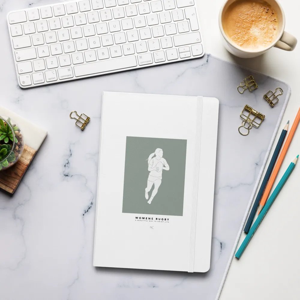 WOMENS RUGBY Hardcover Notebook "green" product image (7)