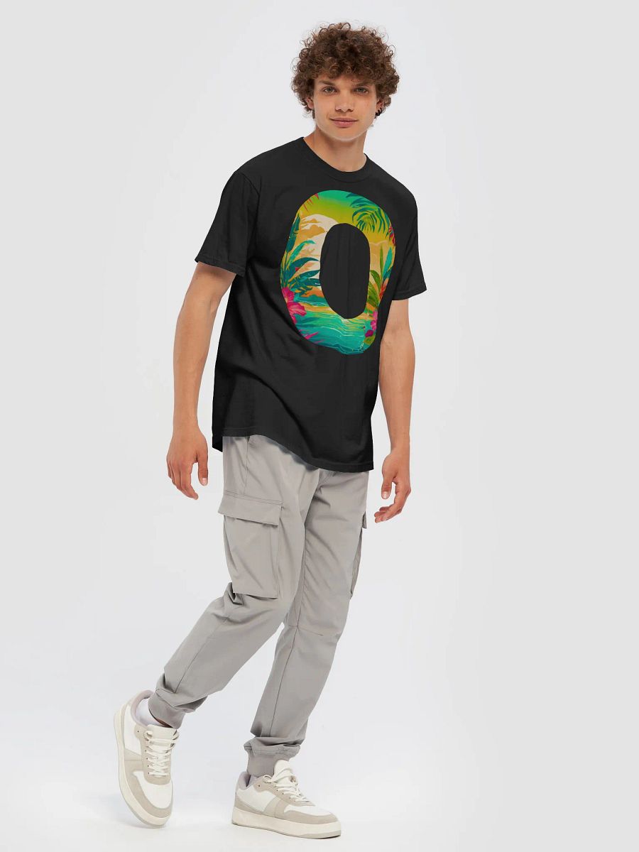 Tropical Sunset Paradise T-Shirt (Letter-O) product image (9)