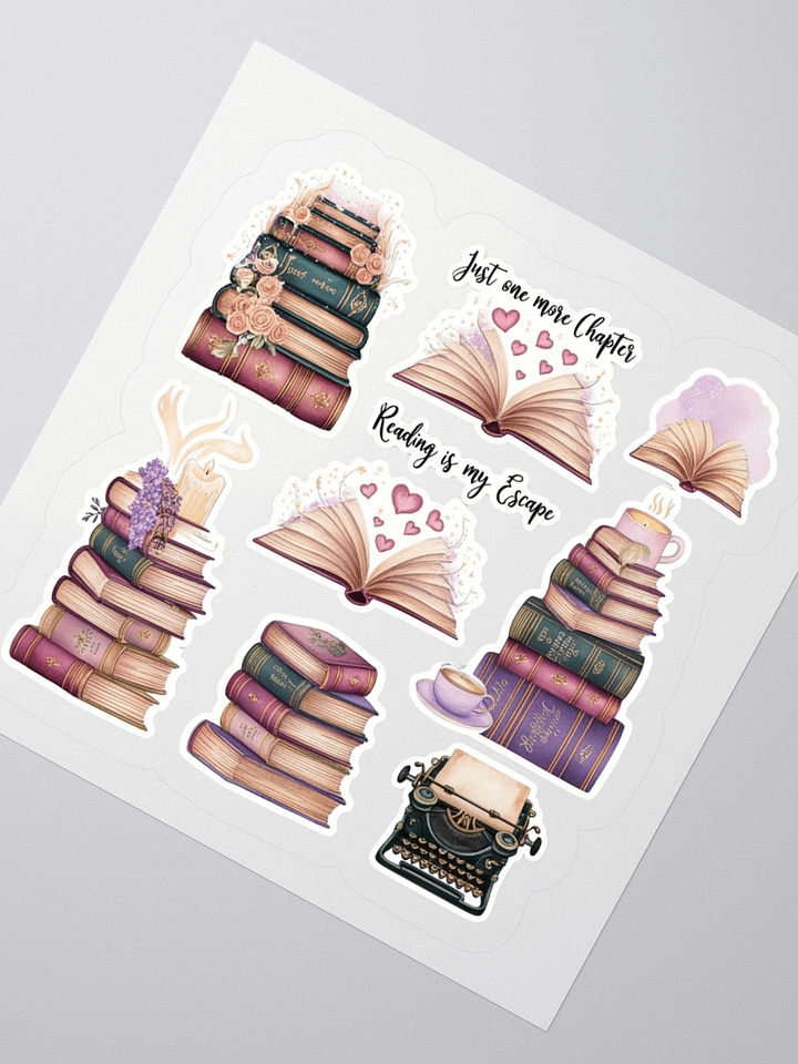 Bookworm Dream Kiss Cut Stickers product image (5)