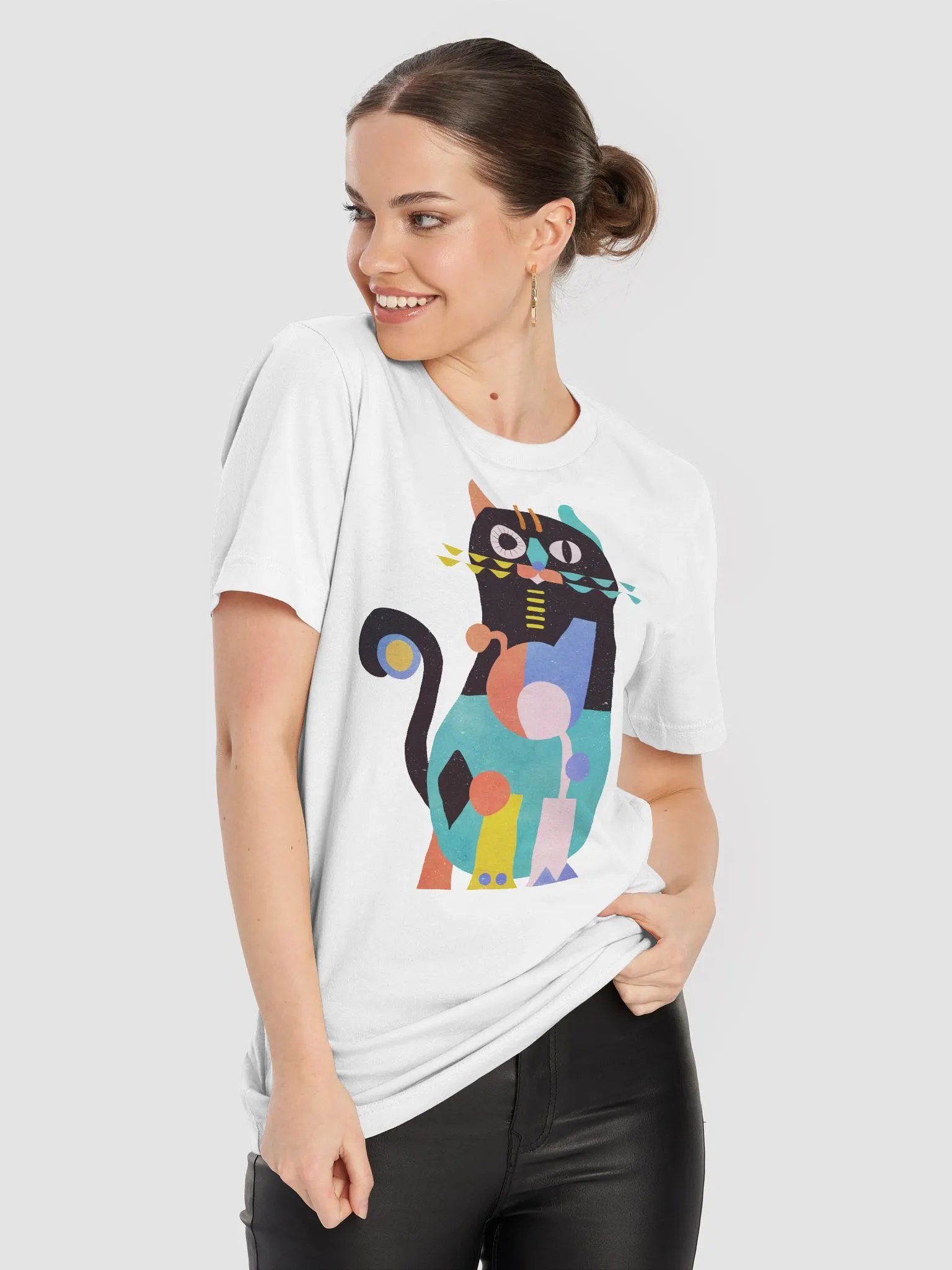 Color Block Lightweight Unisex T-Shirt product image (2)
