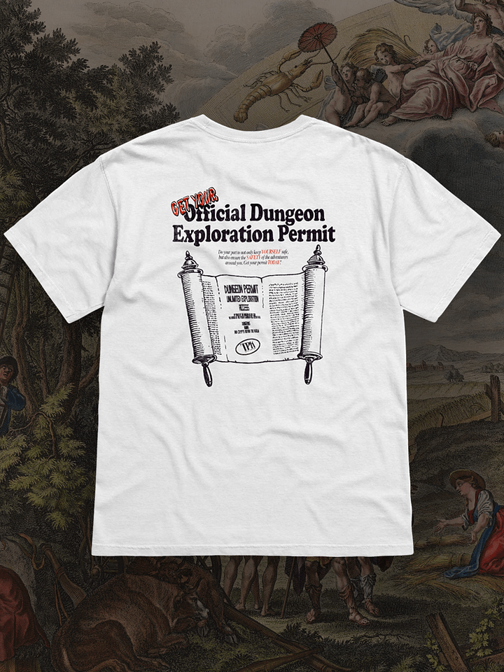 Dungeon Permit (White) product image (1)