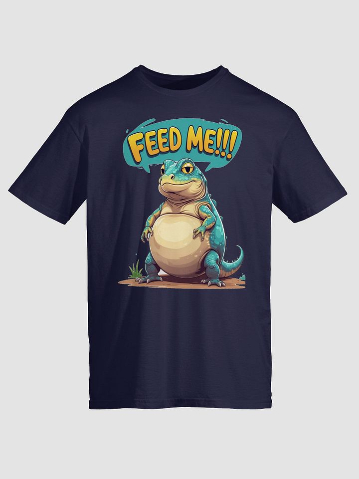 Feed Me Chunky Lizard Humor Art product image (1)