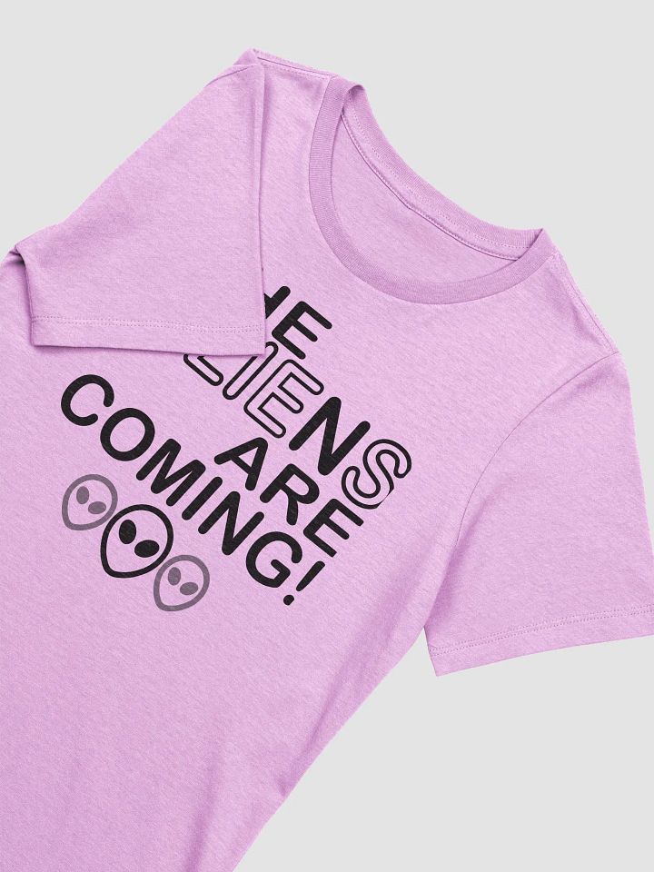 The Aliens Are Coming! - Black - Bella+Canvas Women's Supersoft Relaxed-fit T-Shirt product image (1)