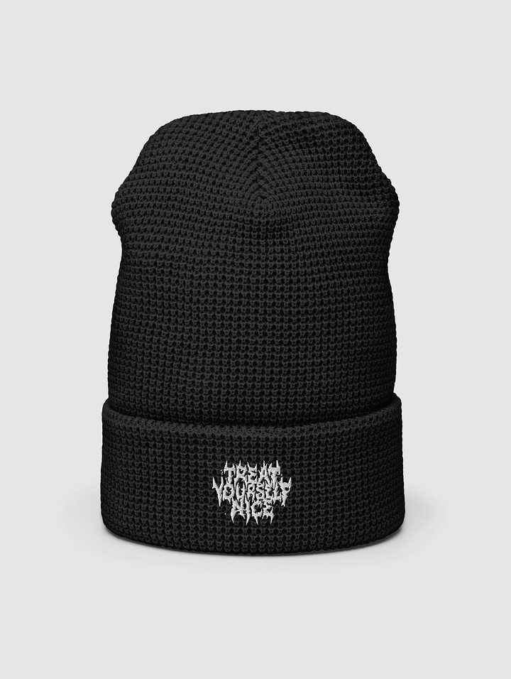 Treat Yourself Nice Waffle beanie product image (1)