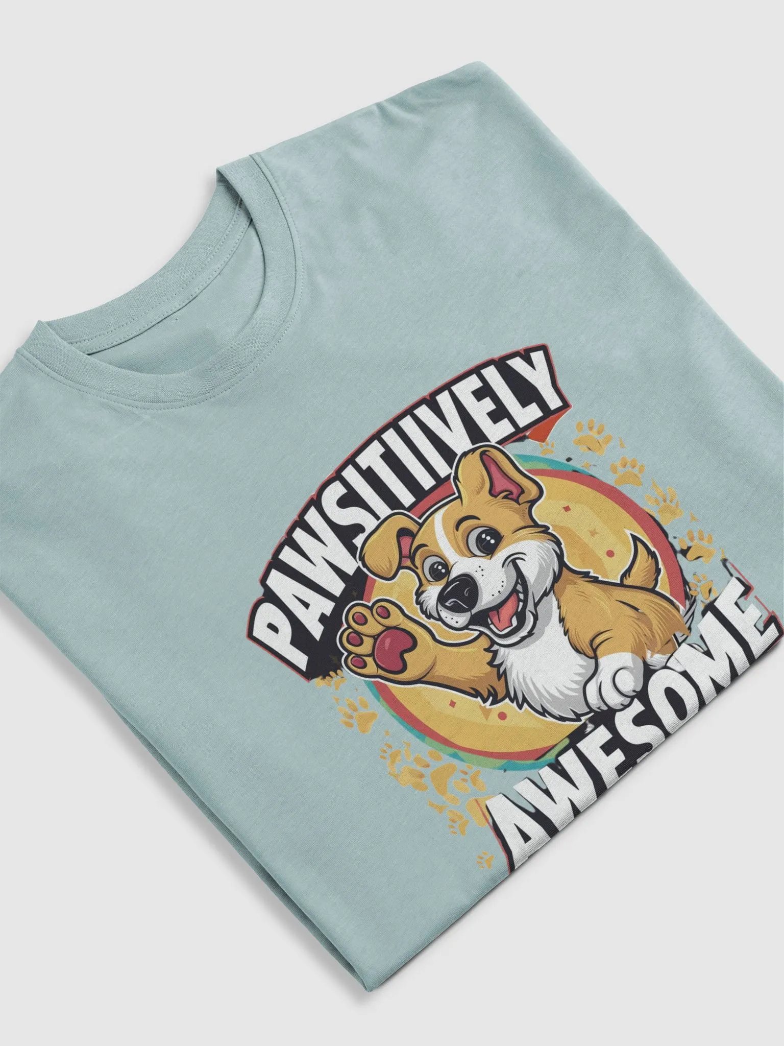 Pawsitively Awesome Dog Graphic Tee product image (34)