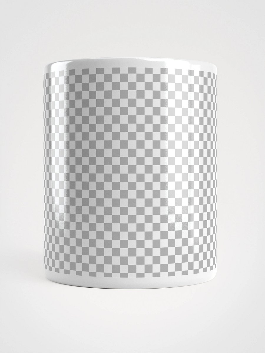Transparecy Grid White Glossy Mug product image (14)
