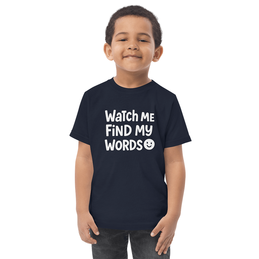 Smiling Words Toddler Jersey product image (1)