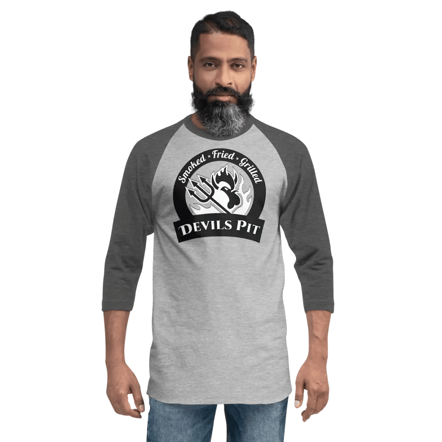 Devils Pit Logo 3/4 Sleeve product image (14)