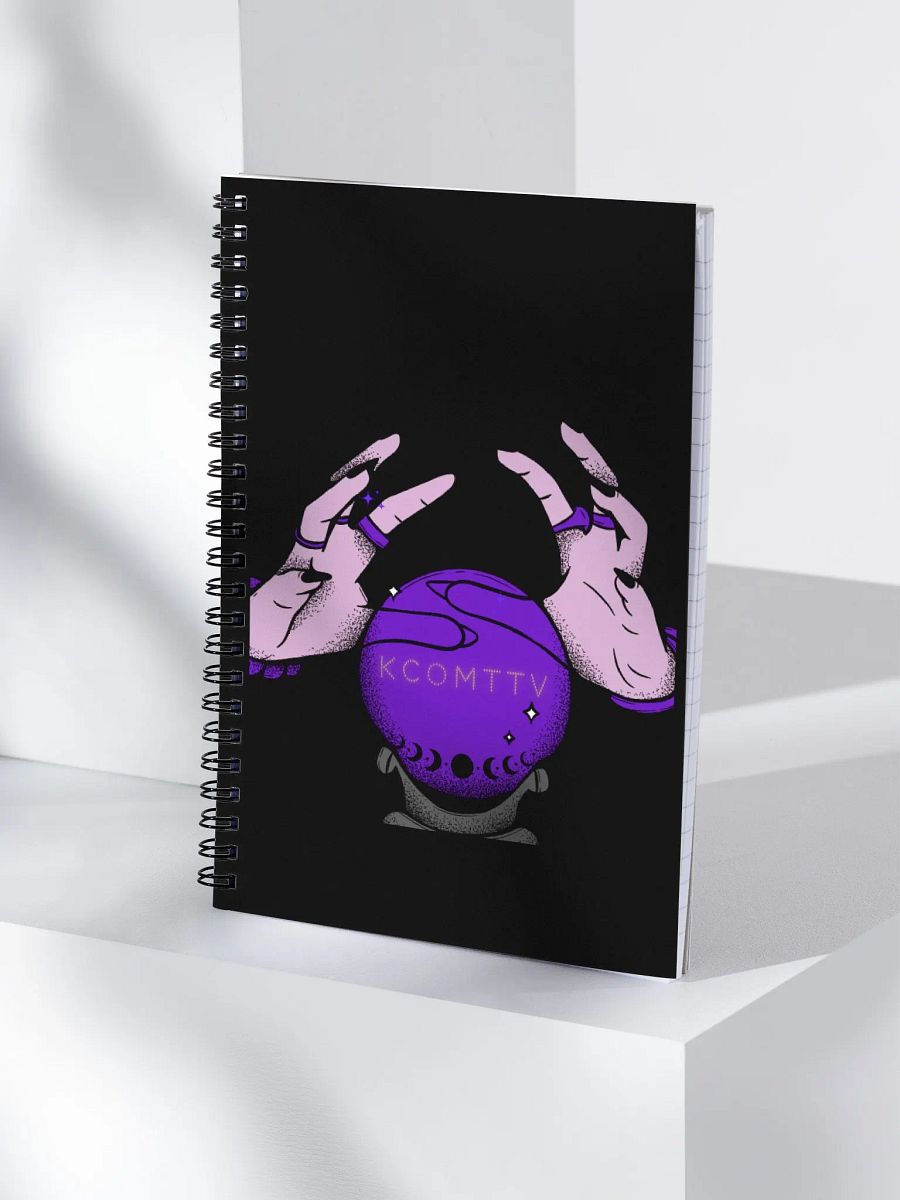 Kcom Black Notebook (no lines btw, yeah idk why either) product image (4)
