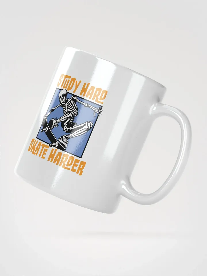 Study Hard, Skate Harder – The Ultimate Skater Coffee Mug product image (2)