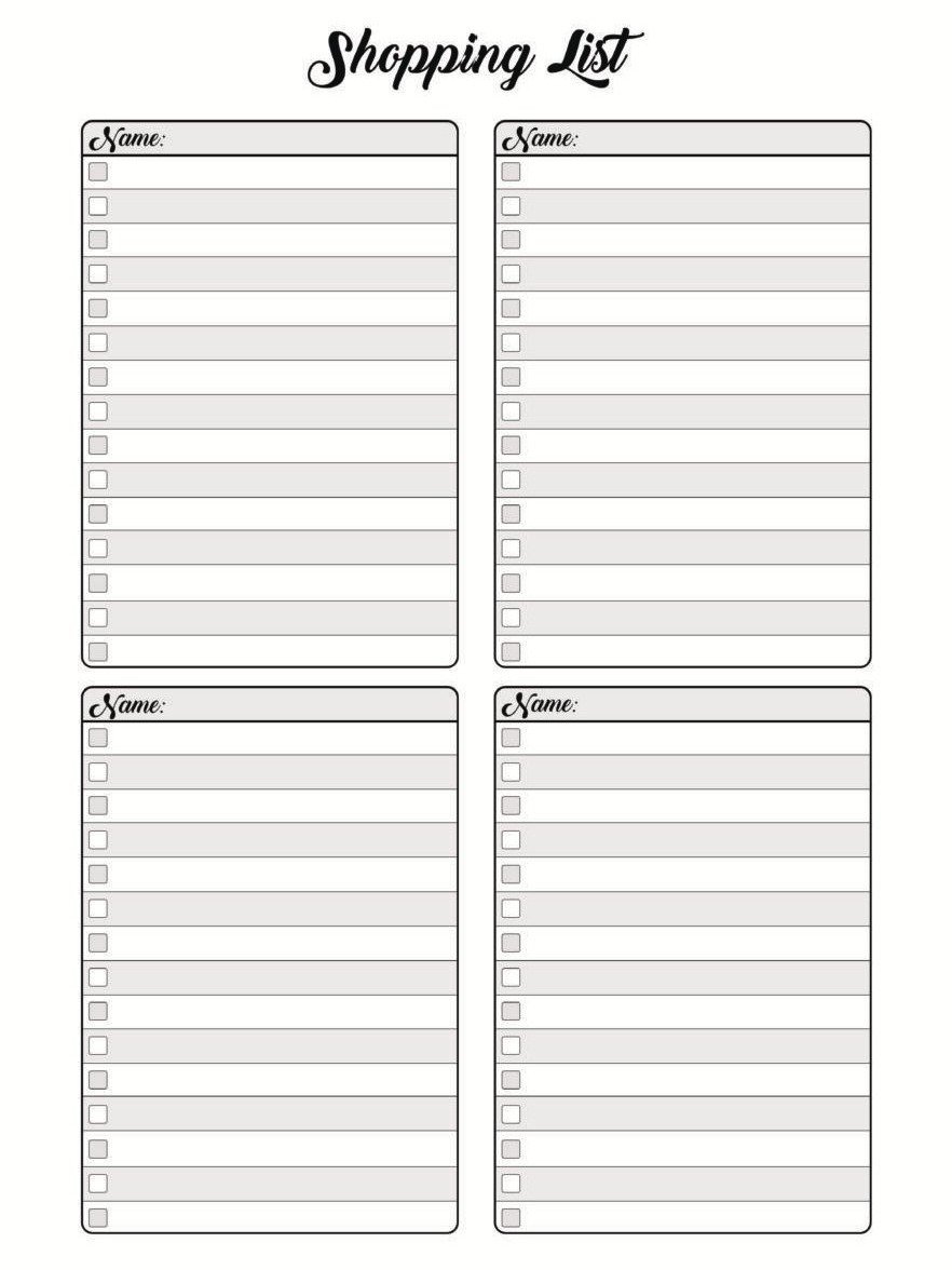 100-Page Shopping List Book: Stay Organized and Simplify Your Grocery Trips product image (2)