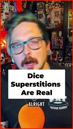 We’ve all blamed our dice at some point—some get jailed, some get buried, and yes… one got microwaved.
What’s your dice ritua...