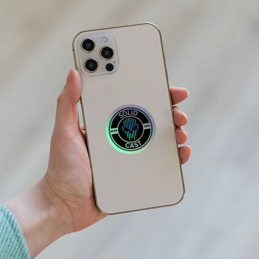 SolidCast Holographic Sticker Green/blue product image (8)