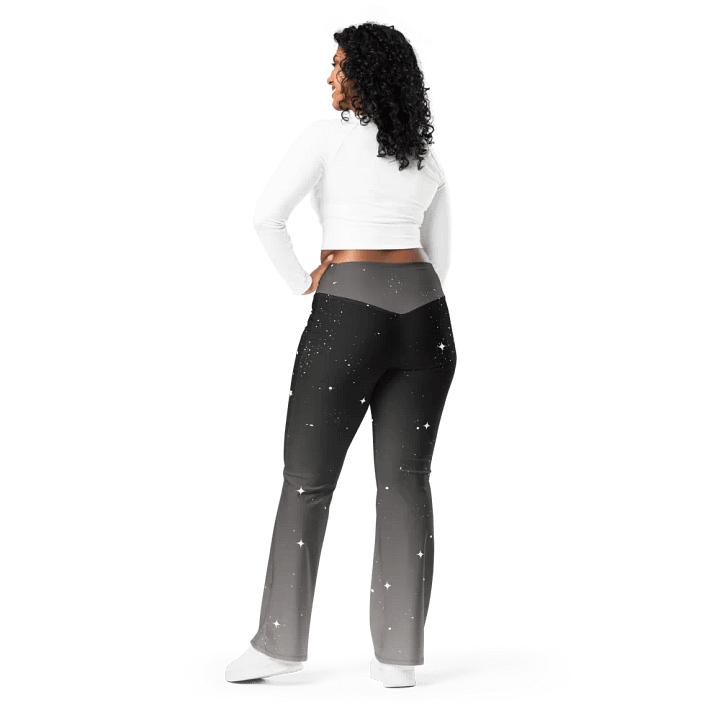 Starry Night Sky Flare Leggings product image (2)