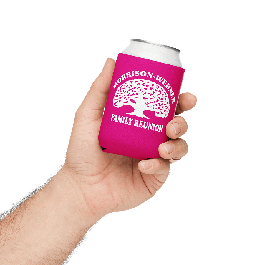 "Morrison-Werner Family Tree" Can Coozie (Magenta) product image (3)