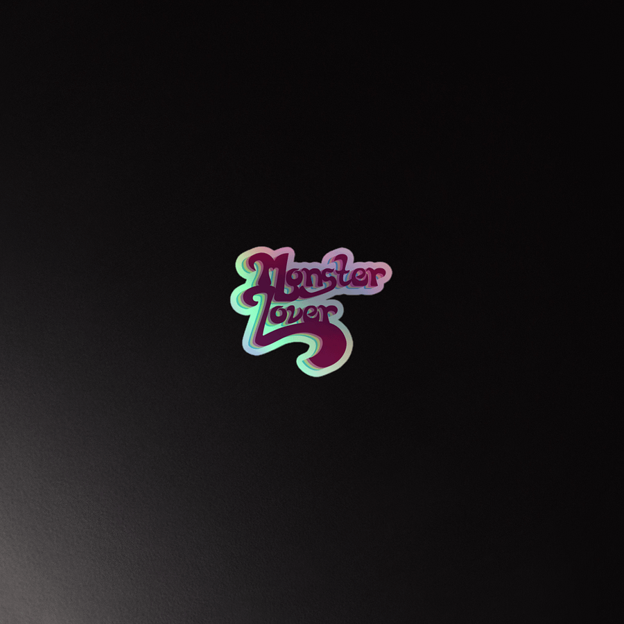 Monster Lover Holographic Sticker product image (4)