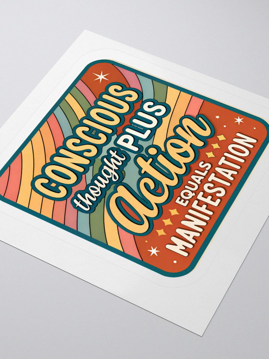 Manifestation Mantra Kiss Cut Sticker product image (9)