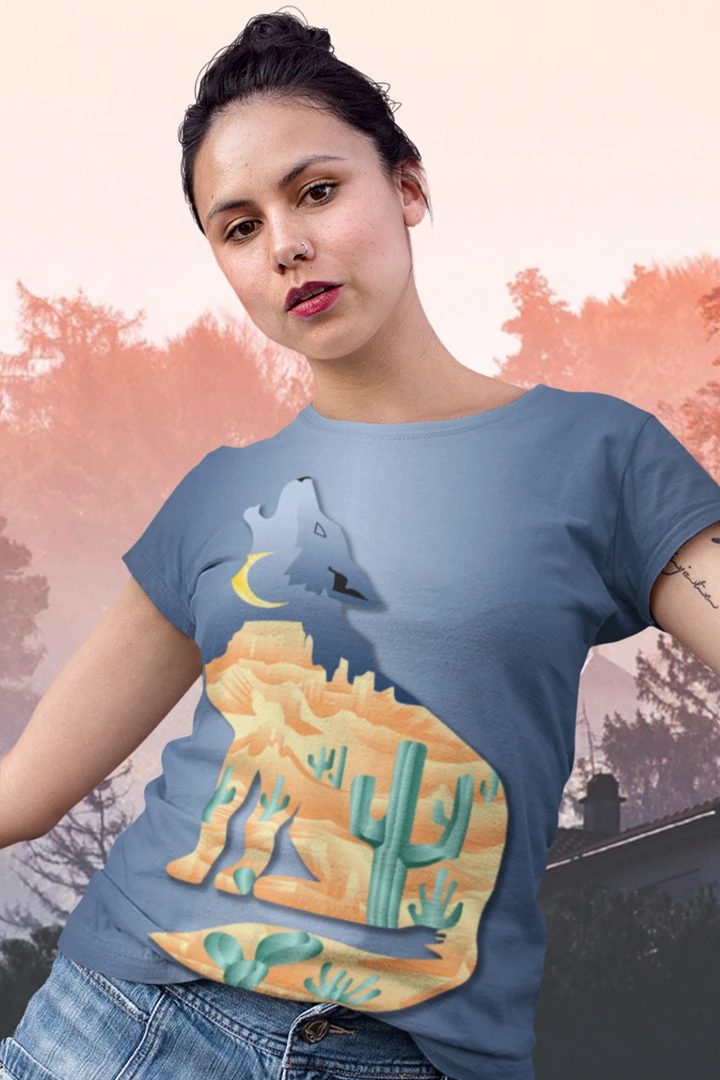 Desert in Coyote All Over Print T-shirt product image (1)