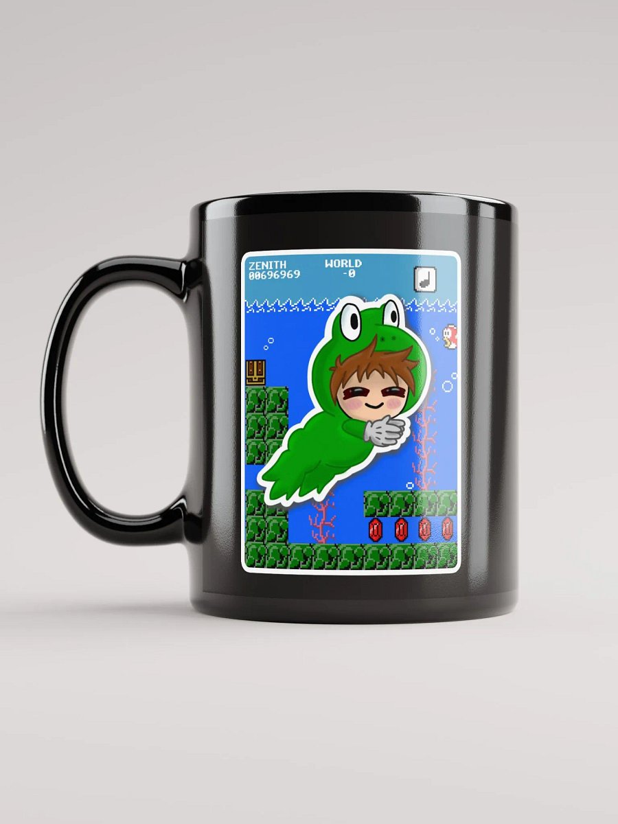 Frog Zen Black Mug product image (2)