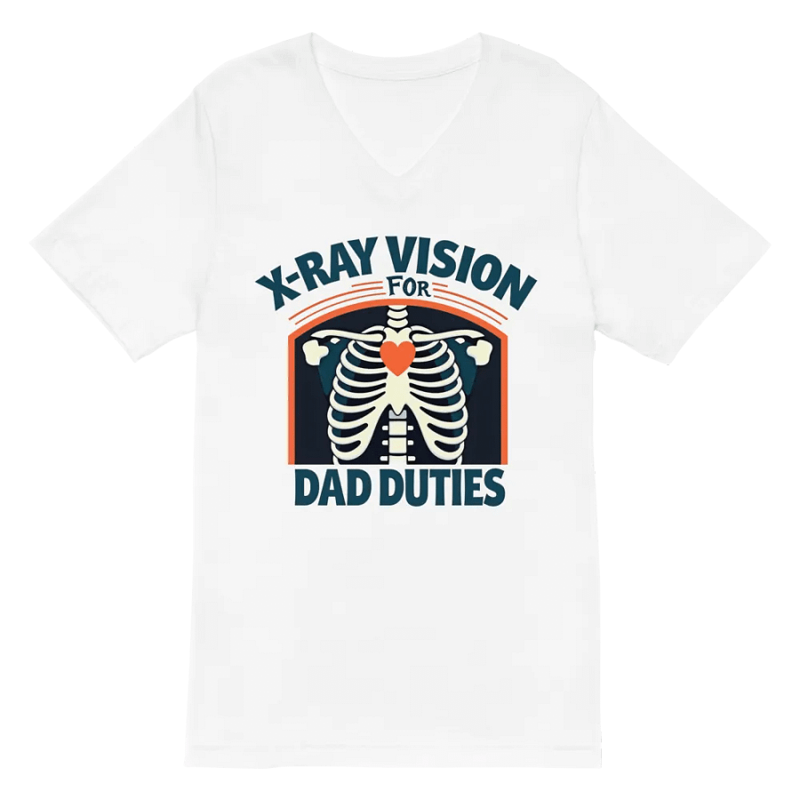Dad Duties X-Ray Vision V-Neck Tee product image (6)