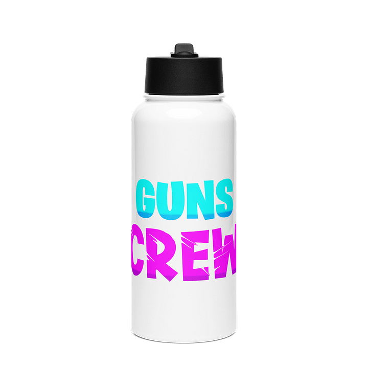 GunsCrew Stainless Steel Water Bottle with a Straw Lid product image (1)