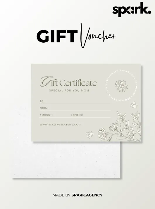 Green Floral Mother's Day Gift Certificate product image (1)