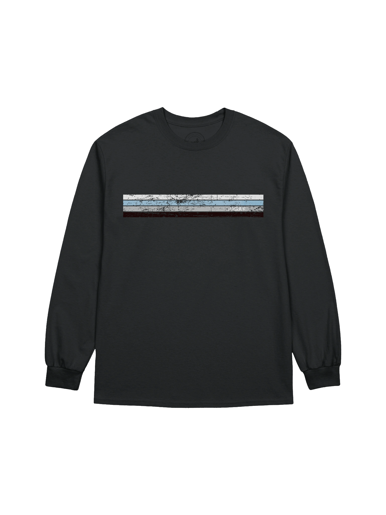 idgaf Brand Stripe Long Sleeve T-Shirt product image (5)