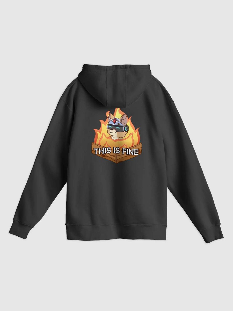 This Is Fine Back Hoodie product image (4)