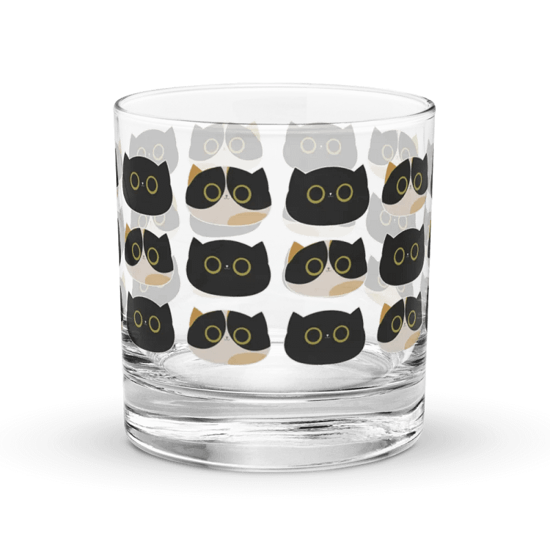 Itty Bitty Kitty Committee Glass Cup