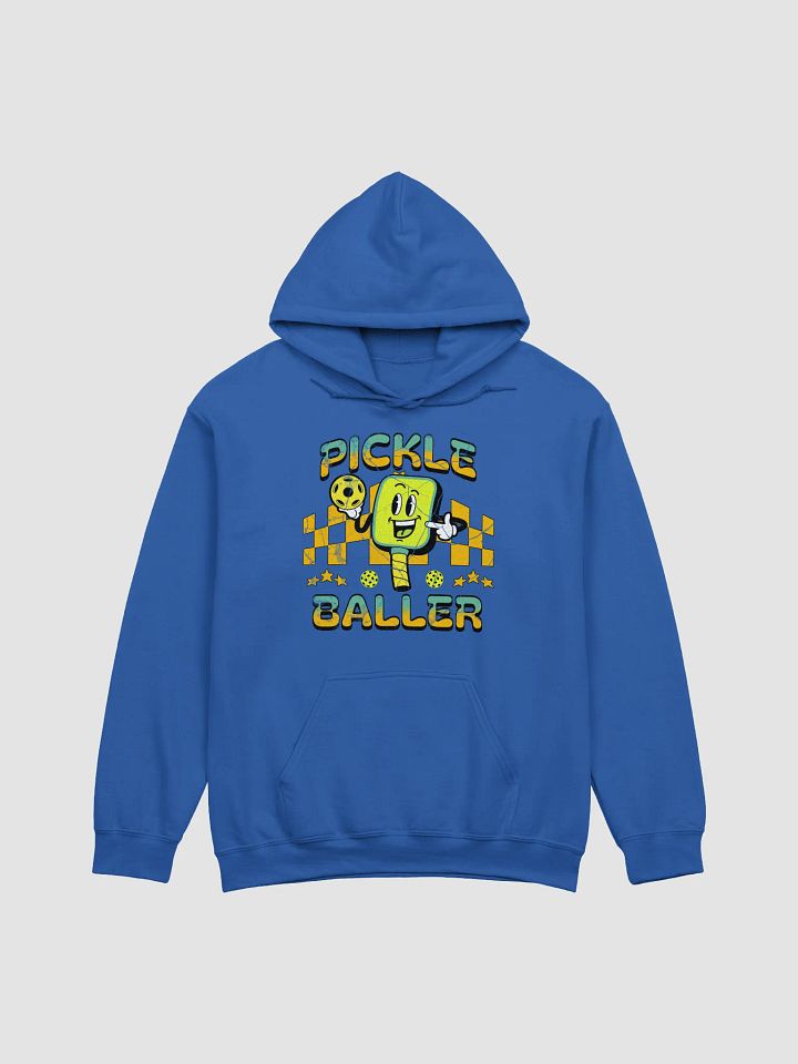 Pickle Baller Pickleball Fun Cartoon Hoodie product image (10)