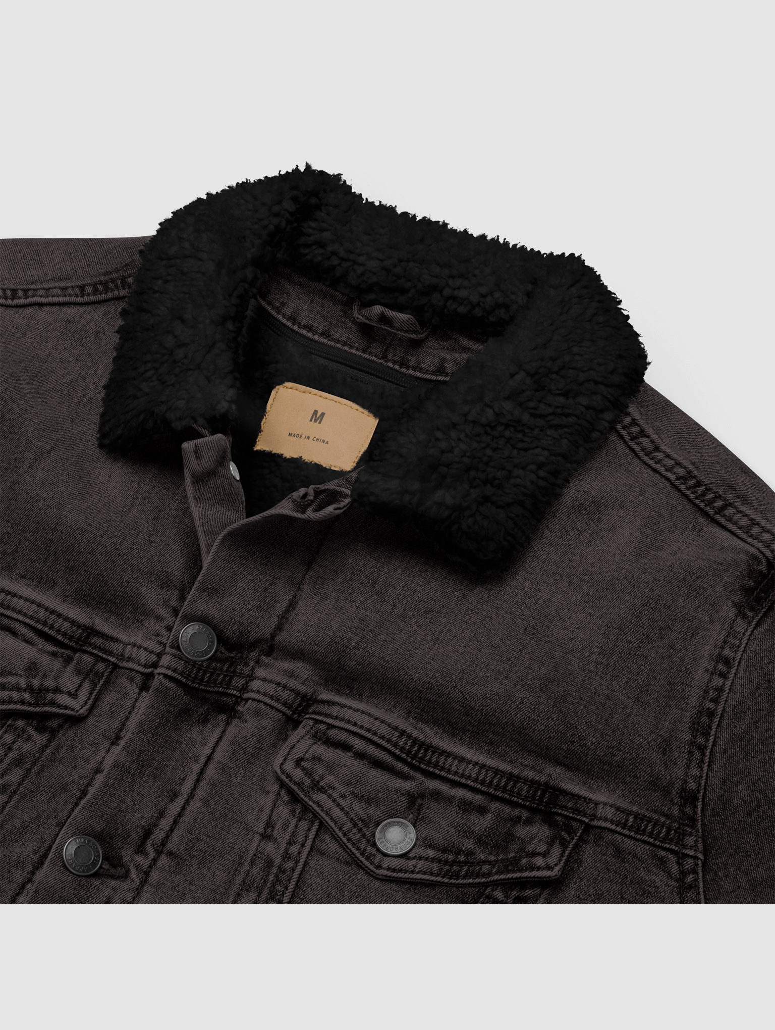 Vintage Logo Sherpa Lined Denim Jacket product image (6)