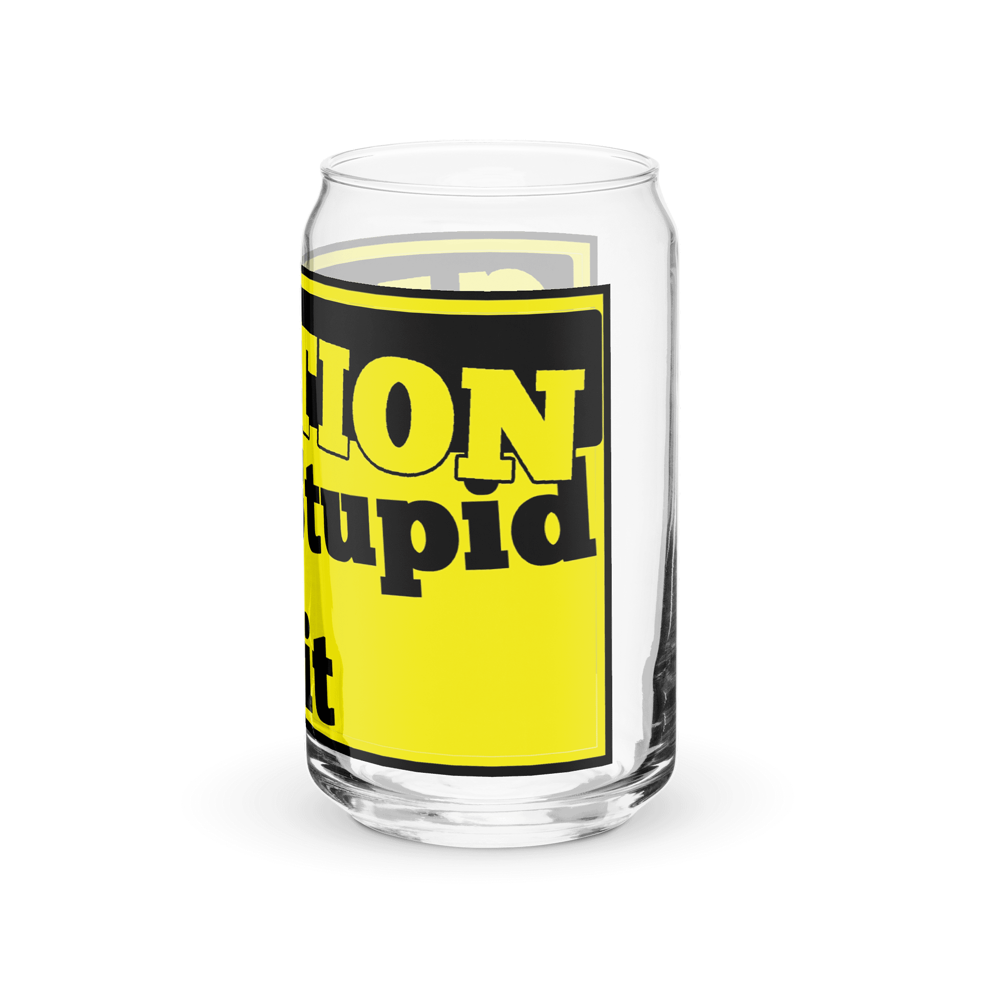 Cautionary Can-Shaped Glassware product image (7)