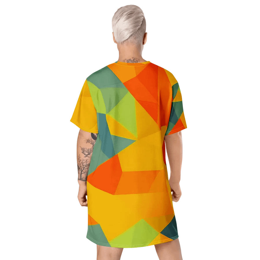 Polygon Paradise T Shirt Dress product image (10)