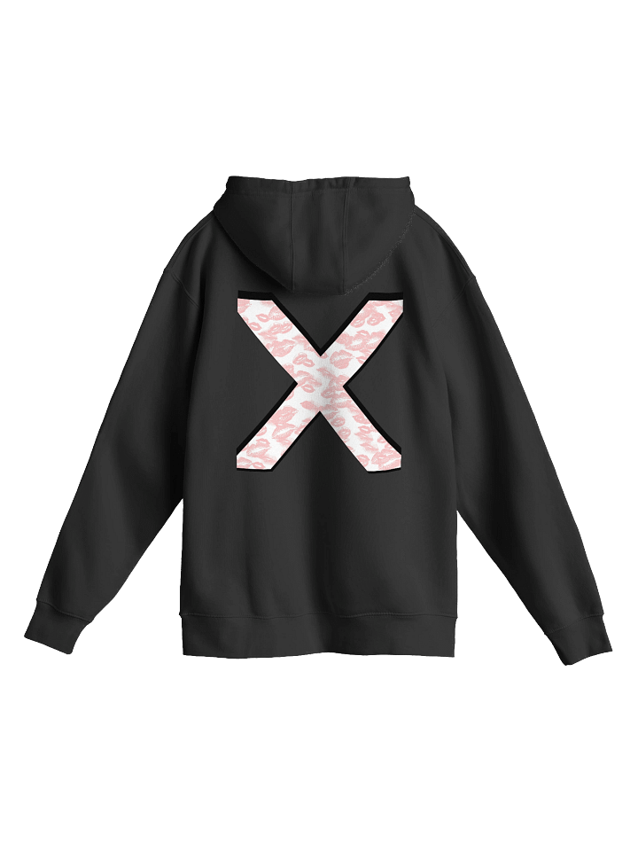 White X Pink Lipstick Kisses | Hoodie product image (10)
