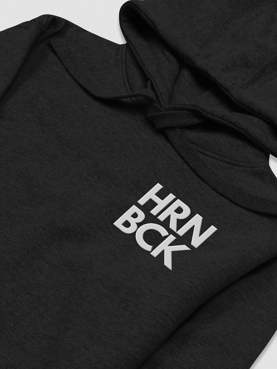 HRNBCK HOODIE – Original Black Edition (gestickt) product image (3)
