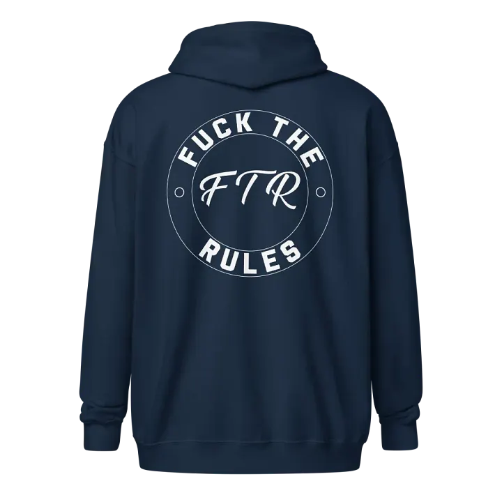 FTR White - Zip-up Hoodie product image (1)