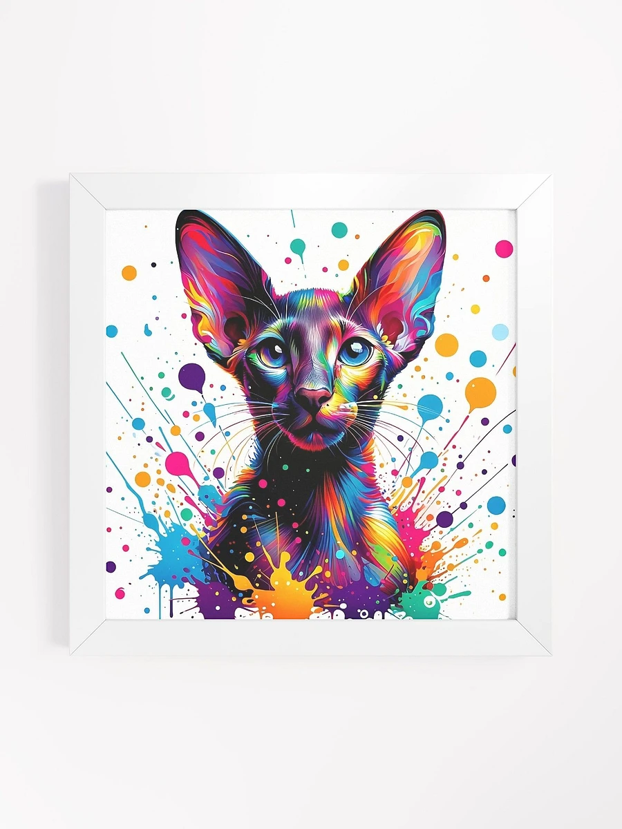 Framed High-Quality Matte Poster (in): Oriental Shorthair product image (41)