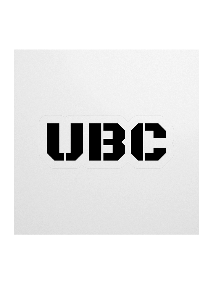 UBC "Black Ops" Sticker product image (1)
