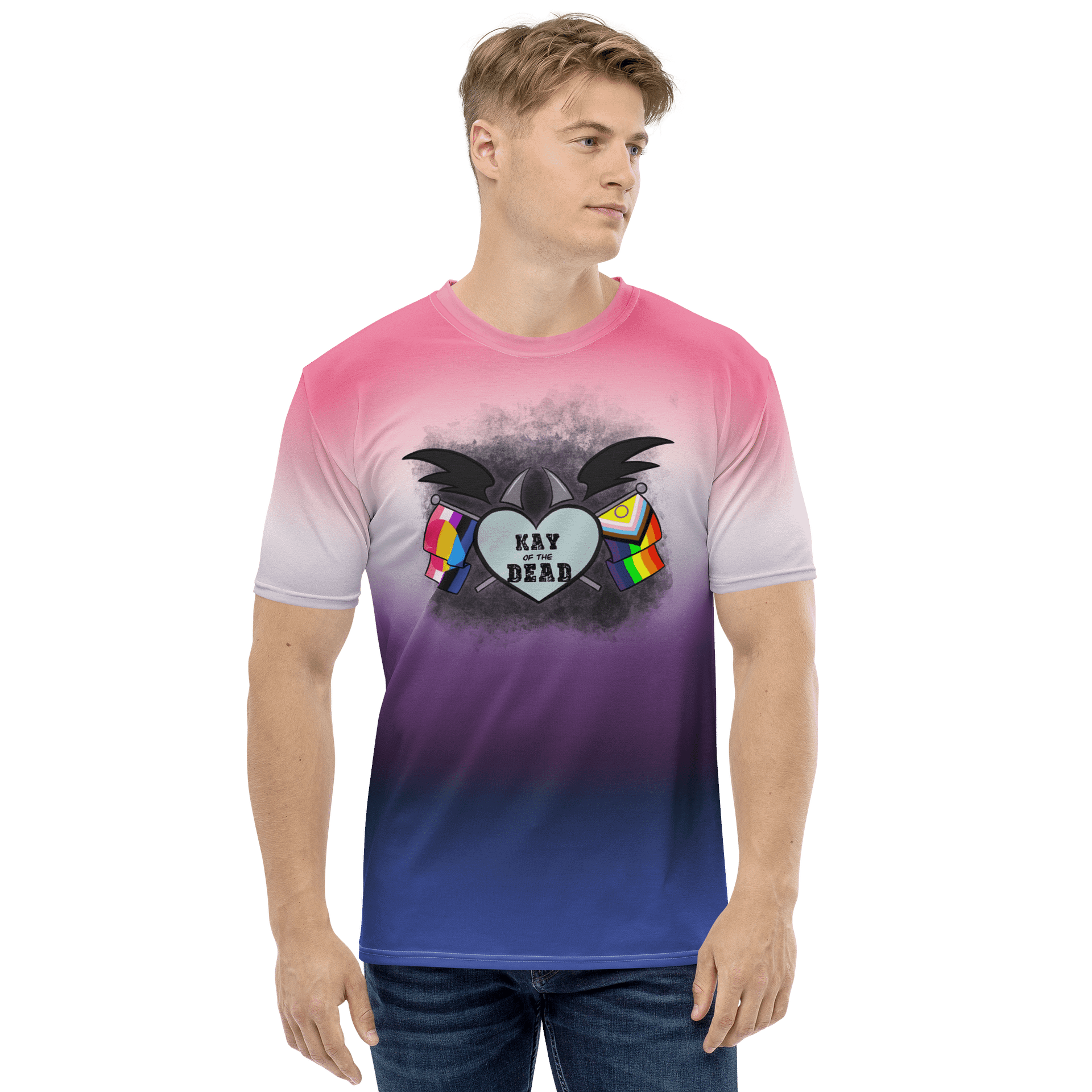 Kay_of_the_Dead Pride Logo Genderfluid Pride Tee product image (1)