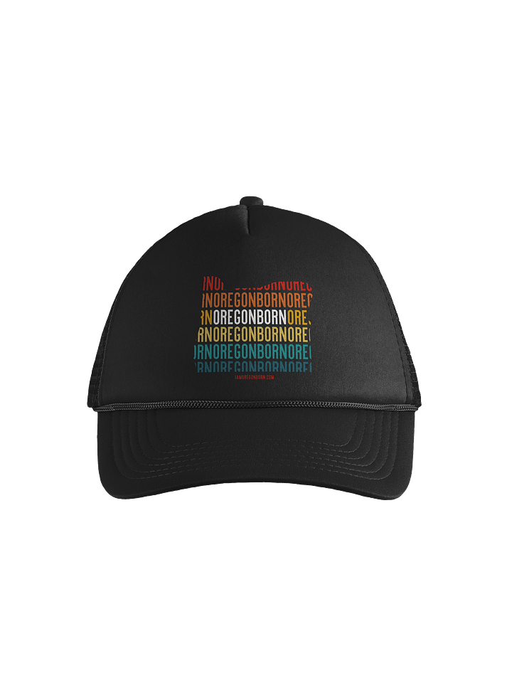OregonBorn Vintage Sunset Foam Trucker Hat product image (1)