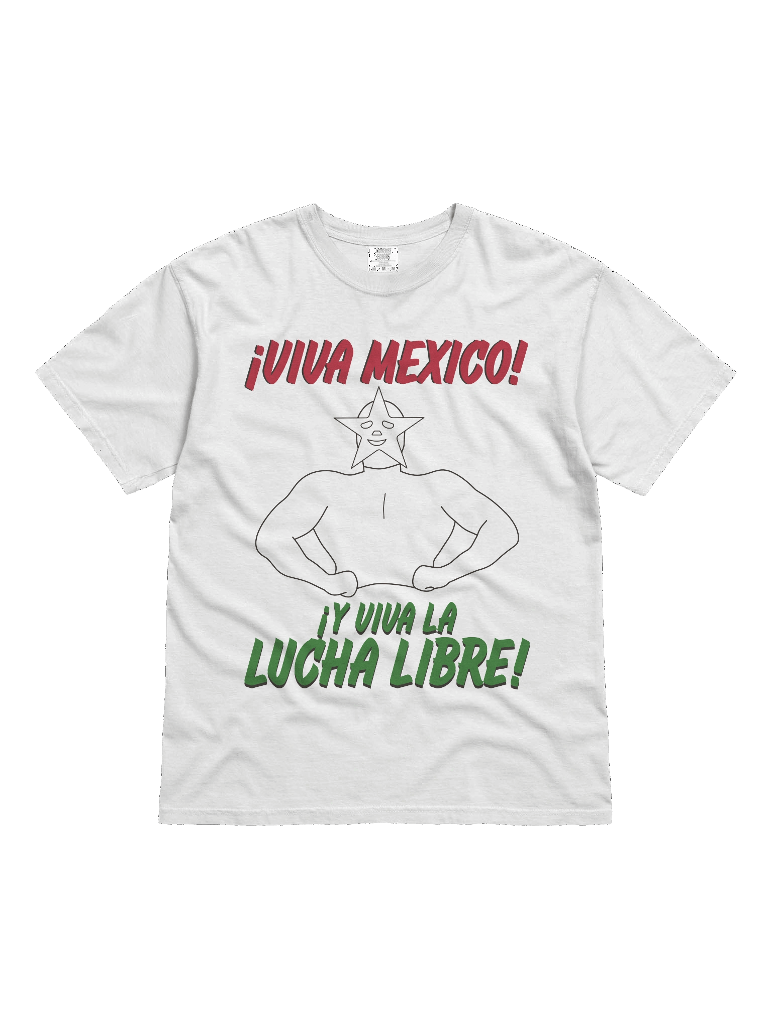 Viva La Lucha Libre Tee White product image (1)