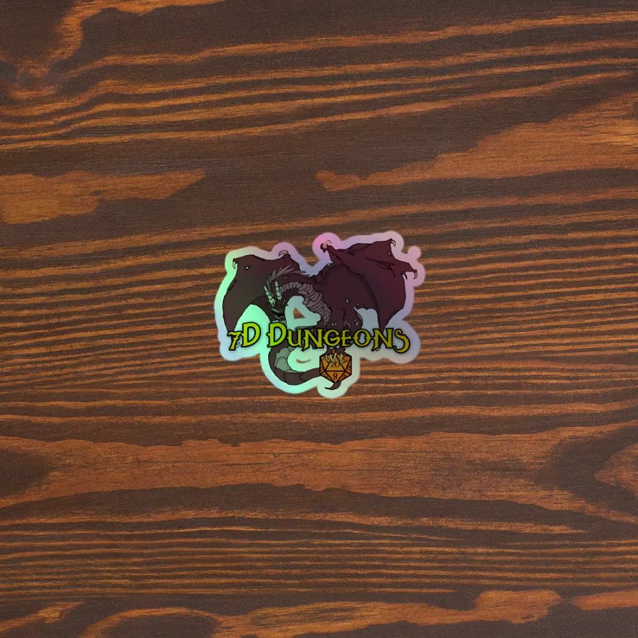 Dragon Holographic Sticker product image (5)