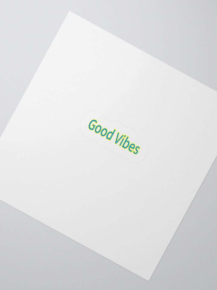 Good Vibes Sticker. product image (2)