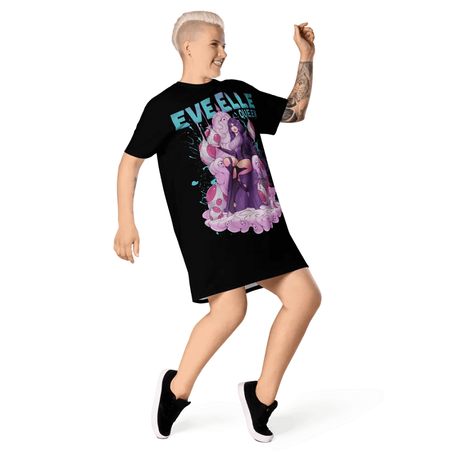 Eve Elle Alien Queen T-Shirt Dress - Black product image (5)