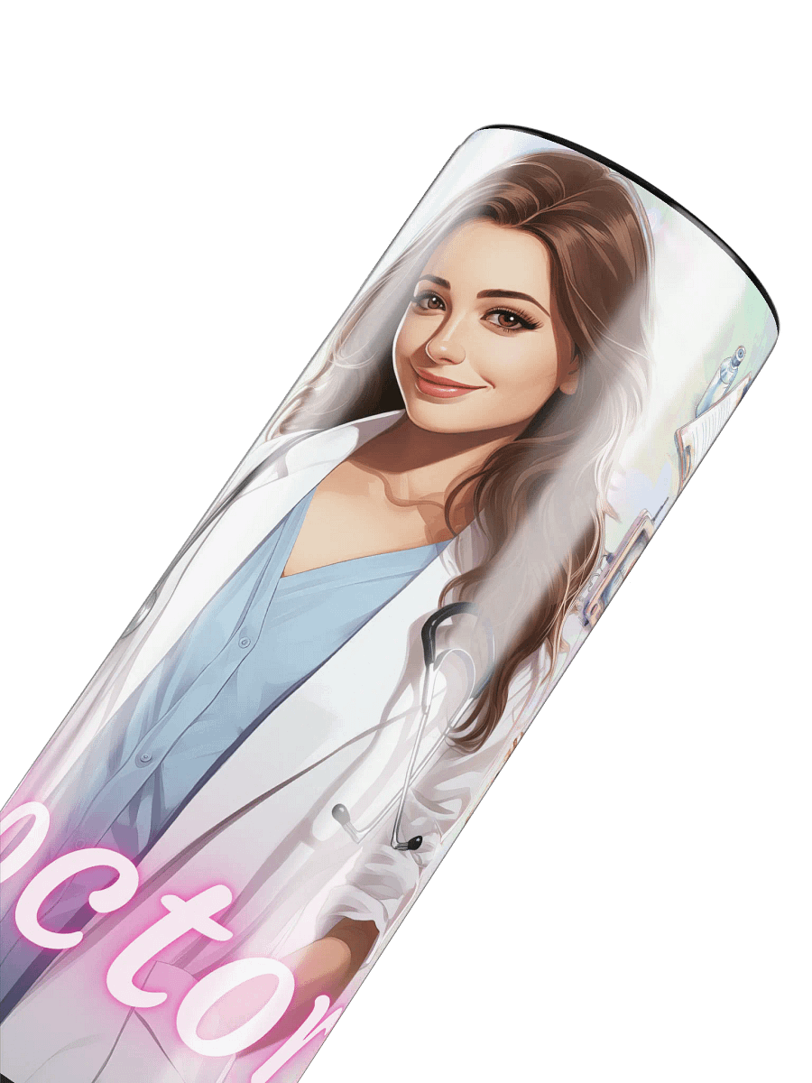 Doctor 20 oz Skinny Stainless Steel Tumbler - v2 product image (6)