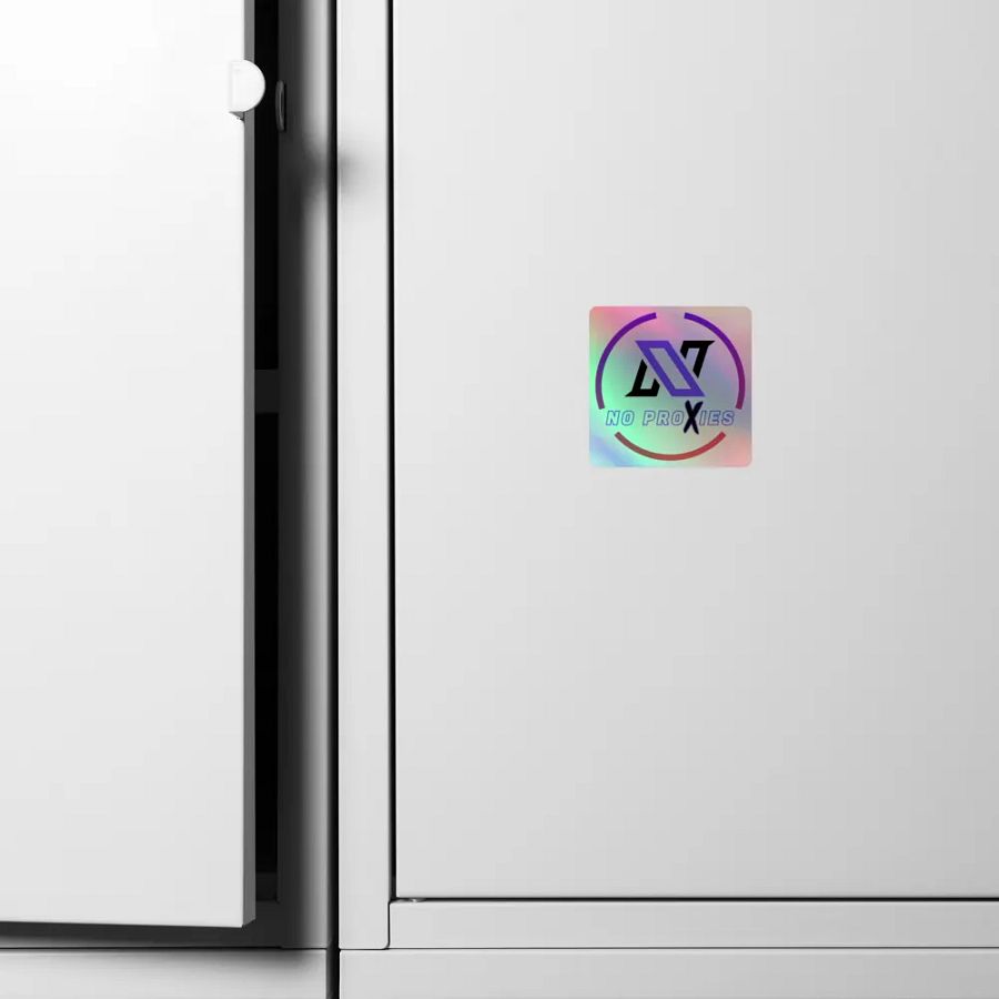 No Proxies Holographic Sticker product image (4)