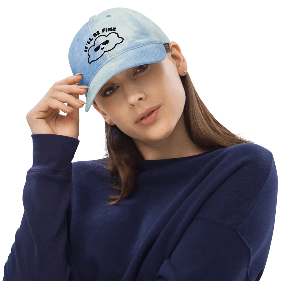 It'll Be Fine Tie Dye Hat (embroidered) product image (6)